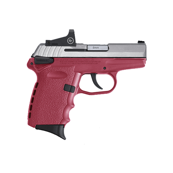 SCCY CPX-1RD 9mm Pistol, Crimson - CPX-1TTCRRD