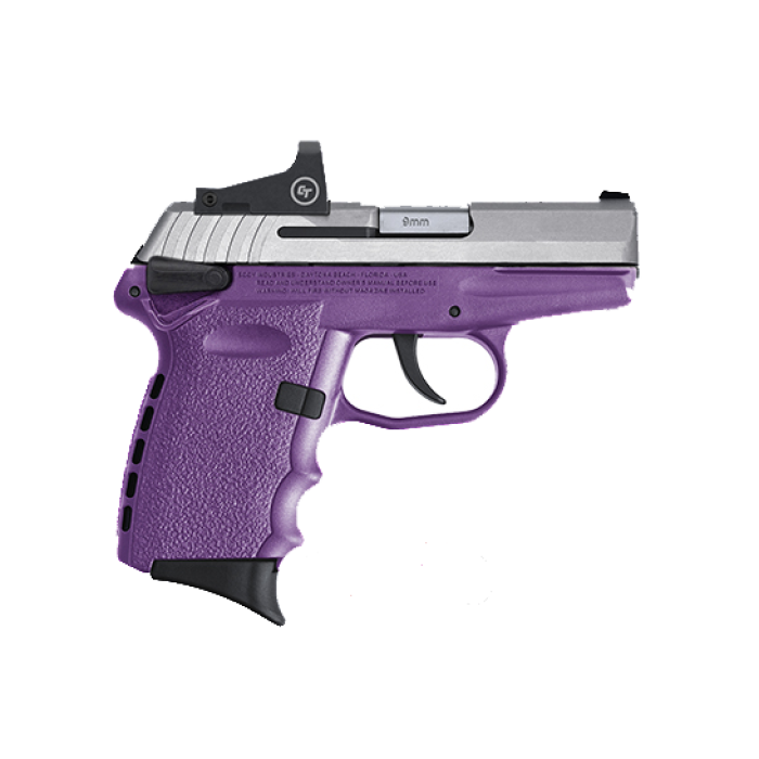 SCCY CPX-1RD 9mm Pistol, Purple - CPX-1TTPURD