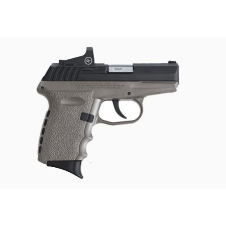 SCCY CPX-2RD 9mm Pistol, Gray/Black - CPX-2CBSGRDE