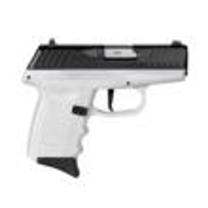 SCCY DVG1 9mm BLK Slide WHT GripNo External Safety 10RD Mag