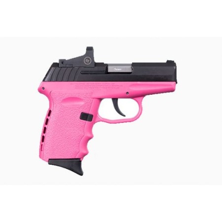 SCCY Industries CPX2CBPKRDE CPX-2 RD 9mm Luger 3.10" 10+1 Black Nitride Stainless Steel Slide Pink