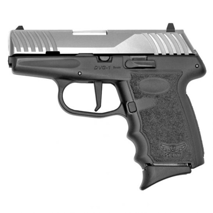 SCCY 9mm Pistol, Satin Stainless - DVG-1TTRD