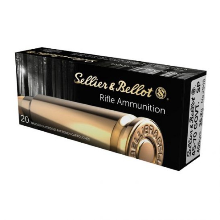 Sellier and Bellot Rifle .45-70 Government 405 Grain 20-Rounds SP