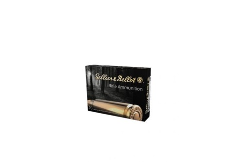 Sellier & Bellot 285 gr Semi-Jacketed Soft Point 9.3x74mmR Ammo, 20/box - SB9374RA