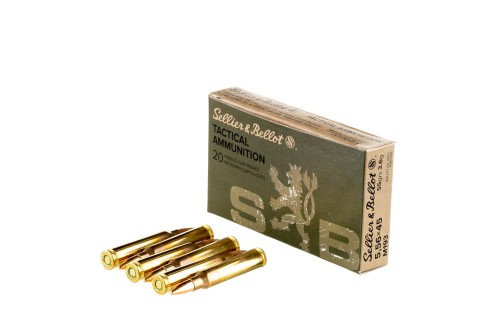 Sellier & Bellot M193 Rifle Ammunition 5.56mm 55gr FMJ 3300 fps 1000/ct, SB556AC