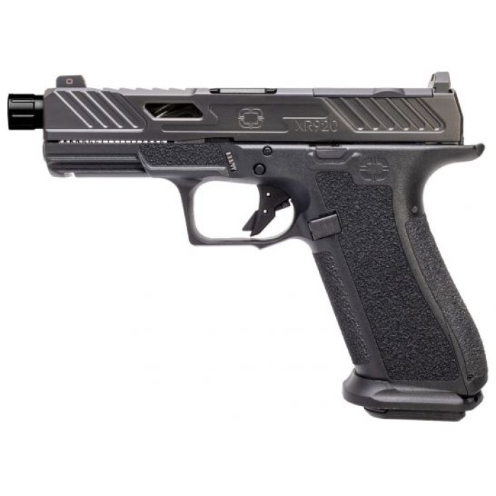 Shadow Systems XR920 Elite Optics Ready 9mm Pistol W/ Threaded Barrel, Black - SS-3010