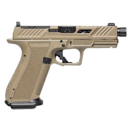 Shadow Systems XR920 Elite Optics Ready 9mm Pistol W/ Threaded Barrel, FDE - SS-3022