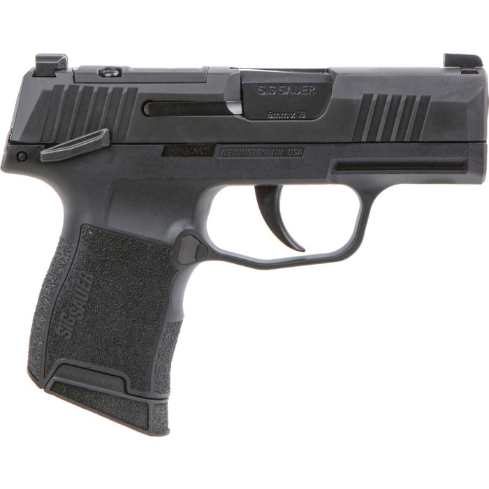 Sig Sauer P365, 9mm, 3.1" Barrel, Optics Ready Slide, Nitron Finish, 10rd