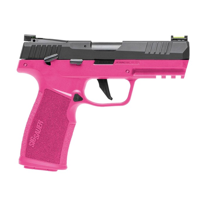 Sig Sauer P322 22LR, 4" Barrel, Optics Ready, Pink Polymer Frame, 20rd