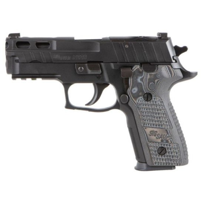 Sig P229 Pro 3.9" Optics Ready 9mm Pistol With Hogue G10 Grips, Black - E29R-9-BXR3-PRO-R2