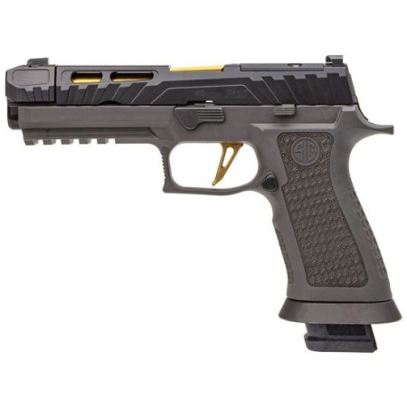 Sig P320 Spectre Comp Optics Ready 9mm Pistol, Black/Gold - P320V003