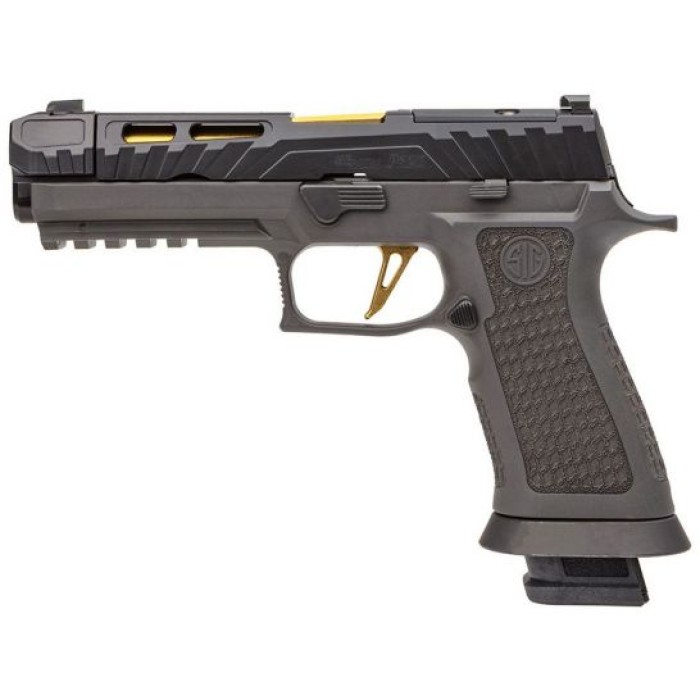 Sig P320 Spectre Comp Optics Ready 9mm Pistol, Black/Gold - P320V003