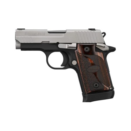 SIG SAUER P938 9mm 3in 7rd Two-Tone Micro-Compact Single Action Pistol (938-9-TXR3-AMBI)