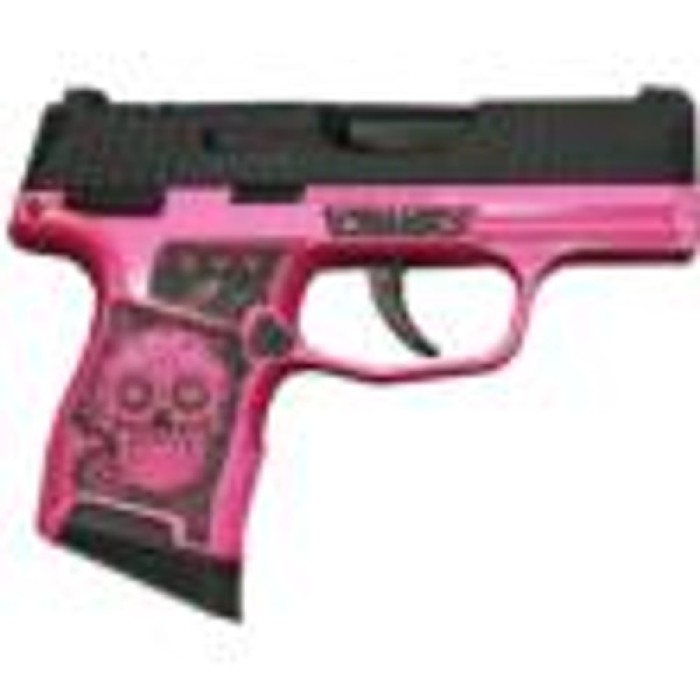 Sig P365-380-BSS-MS Nitron Pistol Sugar Skull Sig Pink Medusa