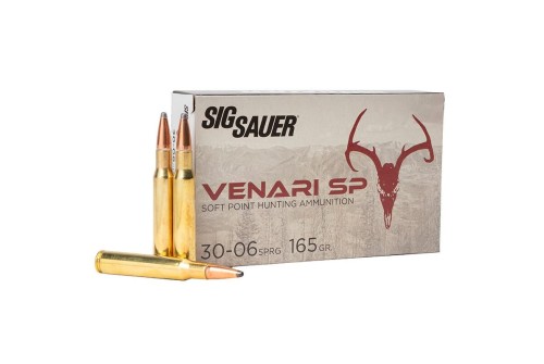 Sig Sauer Ammo .30-06 Sprg 165gr Venari Soft Point 20/Box V3006SP165-20