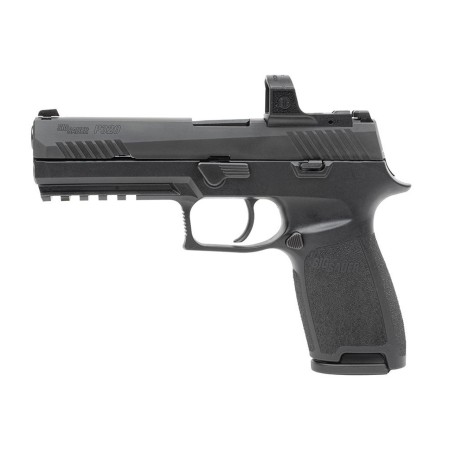 Sig Sauer P320 RXZP 9mm Compact 3.9in, Nitron, Blk, Striker, Mod Poly Grip, (2) 10rd Steel Mag, 3MOA ROMEO ZERO PRO Pistol 320C-9-B-RXZP-10