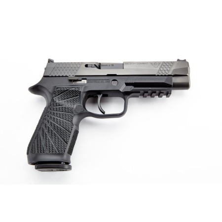 Wilson Combat P320 Pistol Black / Stainless 9mm 4.7" Barrel 17-Rounds Straight Trigger