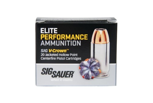 Sig Sauer 45 Auto/ACP 230gr JHP Elite Performance Ammunition 20rds - E45AP2-20