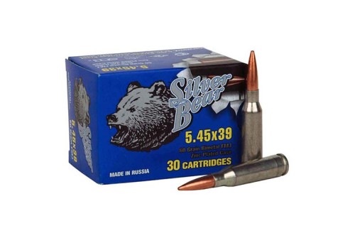 Silver Bear 5.45x39 60gr. Fmj - 750 Round Case