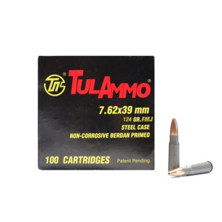 Tula 762X39 124GR FMJ 100 ROUNDS