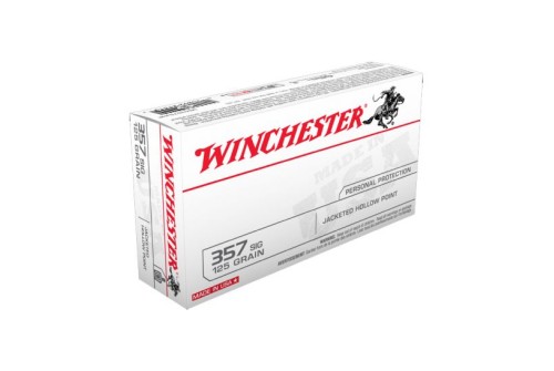 Winchester USA 357 Sig 125gr JHP Ammunition 50rds - USA357SJHP