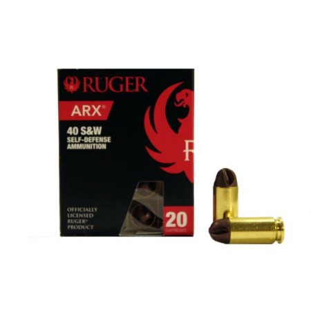 Polycase Inceptor .40 S&W 97-Grain Ruger ARX Ammunition, 20 Rounds - 40ARXRUG-20