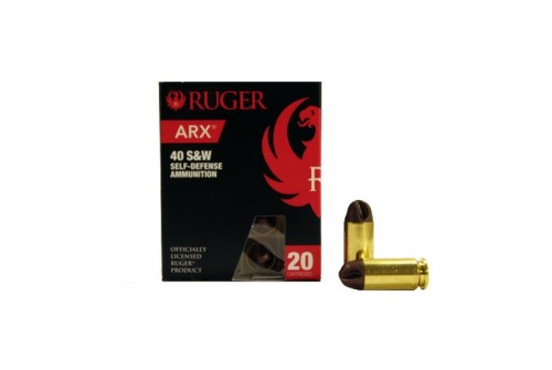 Polycase Inceptor .40 S&W 97-Grain Ruger ARX Ammunition, 20 Rounds - 40ARXRUG-20