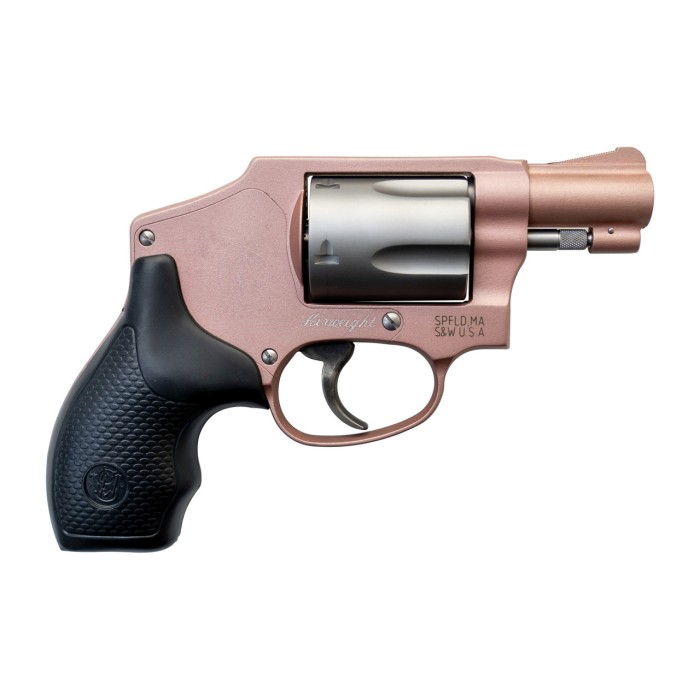 Smith & Wesson 642 Airweight Carry 38 Special, 1.87" Barrel, 5rd, Rose Gold, Internal Hammer