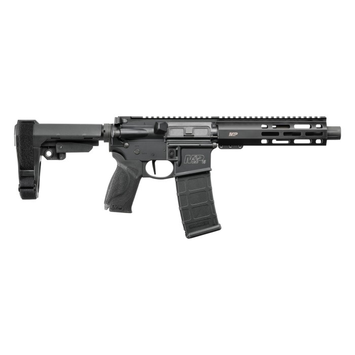 Smith & Wesson M&P15 Pistol 5.56/.223, 7.5" Barrel, SBA3, Black, 30rd