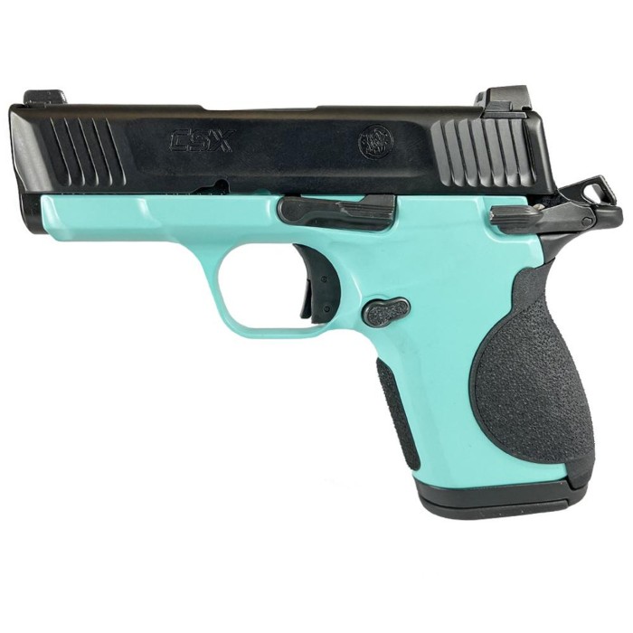 Smith & Wesson CSX, 9mm, 3.1" Barrel, Tiffany Blue, 10rd/12rd Magazines