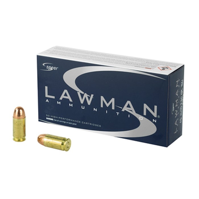 Speer Ammunition, Speer Lawman, Training, 45 ACP, 230 Grain, Total Metal Jacket, 50 Round Box - Dirty Bird Industries