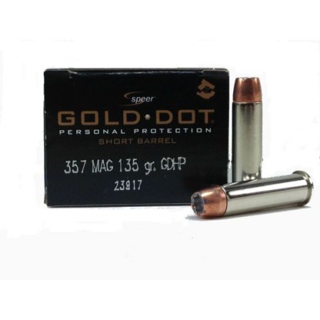 Speer 357 Magnum 135gr Gold Dot (Short Barrel) Ammunition 20rds - 23917