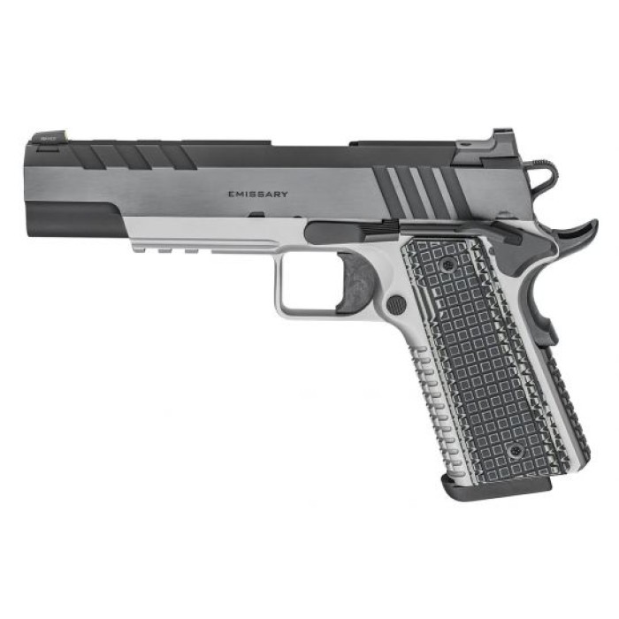 Springfield 1911 Emissary 5" 9mm Pistol, Stainless/Black - PX9219L