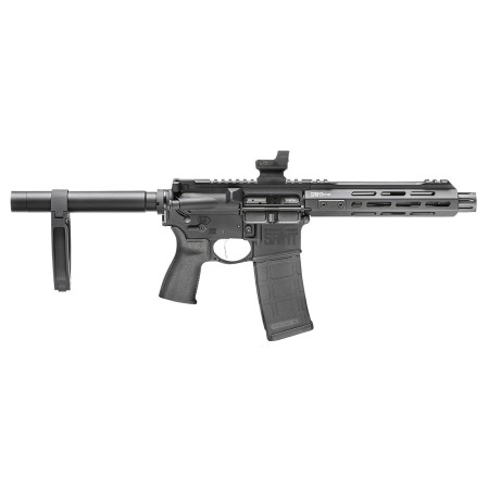 Springfield Saint Victor 5.56/,223, 7.5" Barrel, Hex Dragonfly, Tailhook Brace, Black, 30rd