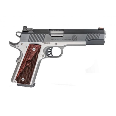 Springfield Armory PX9119L 1911 Ronin 9mm Luger 5" 9+1 Stainless Steel Frame Blued Carbon Steel