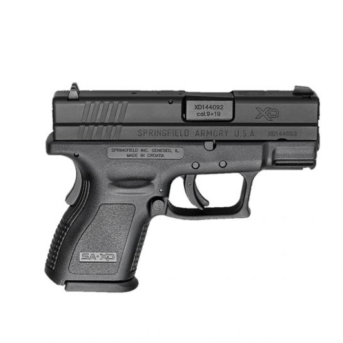 Springfield XD Defenders Series 9mm 3" Pistol, Black - XDD9801HC