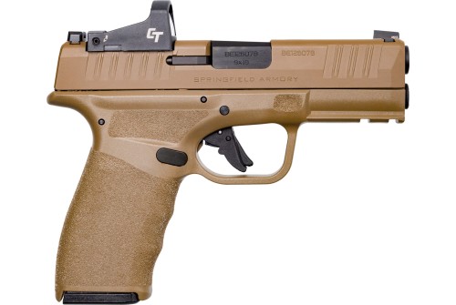 Springfield Hellcat Pro 9mm, 3.7" Barrel, FDE, OSP, Crimson Trace CT-1500, 10rd