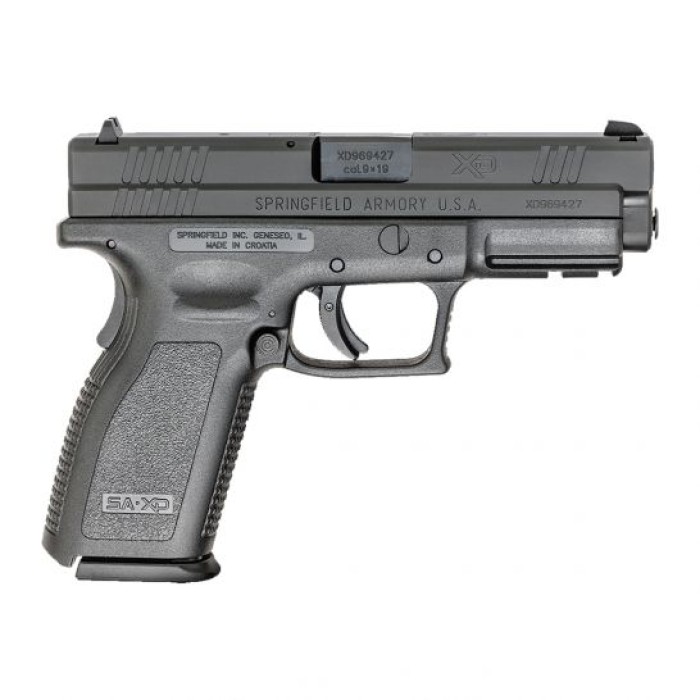 Springfield XD Defenders Series 9mm 4" Pistol, Black - XDD9101HC