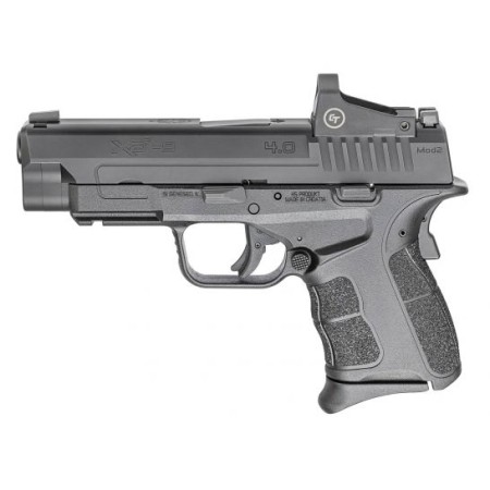 Springfield XD-S Mod 2 OSP 9mm Pistol With Crimson Trace Red Dot, Black - XDSG9409BCT