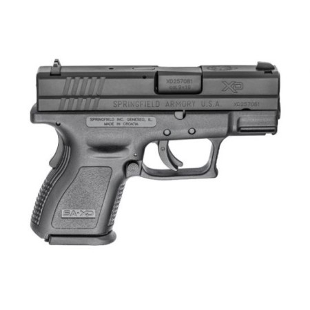 Springfield XD Subcompact 10 Round 9mm Pistol, Black - XD9801