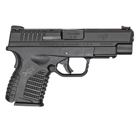 Springfield Armory XDS94045B XD-S 45 ACP 4" 5+1 Black Black Melonite Steel Slide Black Interchangeable Backstrap Grip