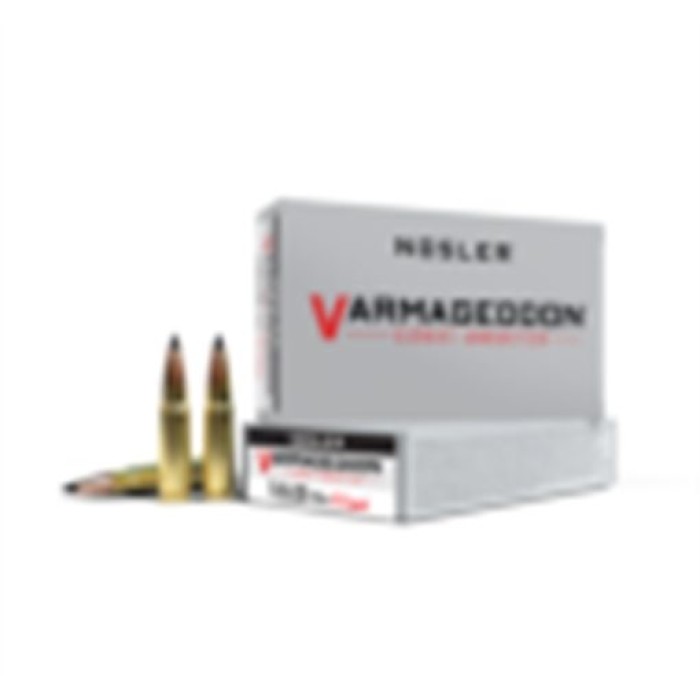 Nosler Varmageddon Rifle Ammunition 7.62X39 123 Gr. VG Fbt 20 Rd. 60176 054041601764