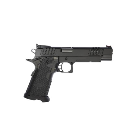 Staccato XL 9mm, 5.4" Stainless Bull Barrel, G2, Dawson Fiber Optic, DLC Finish, 17rd/20rd