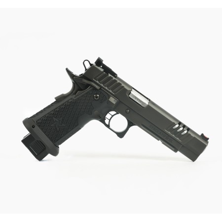 Staccato 2011 XL 9mm, 5.4" Barrel, FO Front, Ambi Safety, Black, 20rd