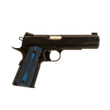 Standard Manufacturing 1911 HPX Handgun .45 ACP, 5" Barrel, Blue Grips, 8rd