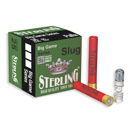 Sterling Ammunition, 410 Gauge, 2 1/2" Load, Rifled Slug, 25Rd