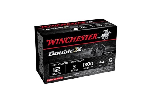 Winchester Double X Turkey 12ga 3" 1-3/4oz #5 Copper Plated, 10 Shotshells - STH1235