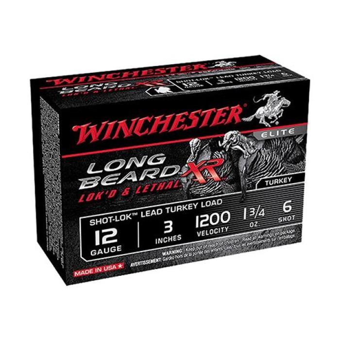 Winchester 12ga 3" #6 Long Beard XR Ammunitiion 10rds - STLB1236