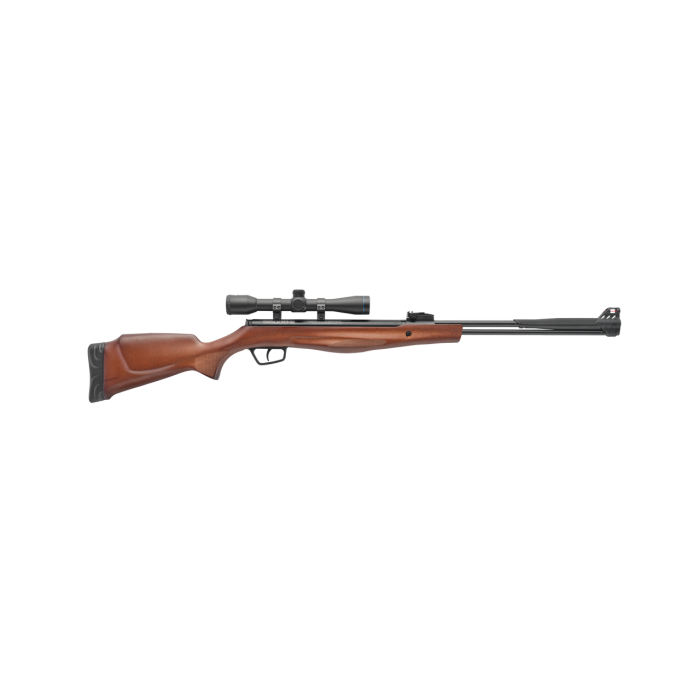 Stoeger S6000-E .177 Cal/1200 FPS Adv. Ergo. Hardwood Stock w/Fiber-Optic Sights and 4x32 Scope 30402