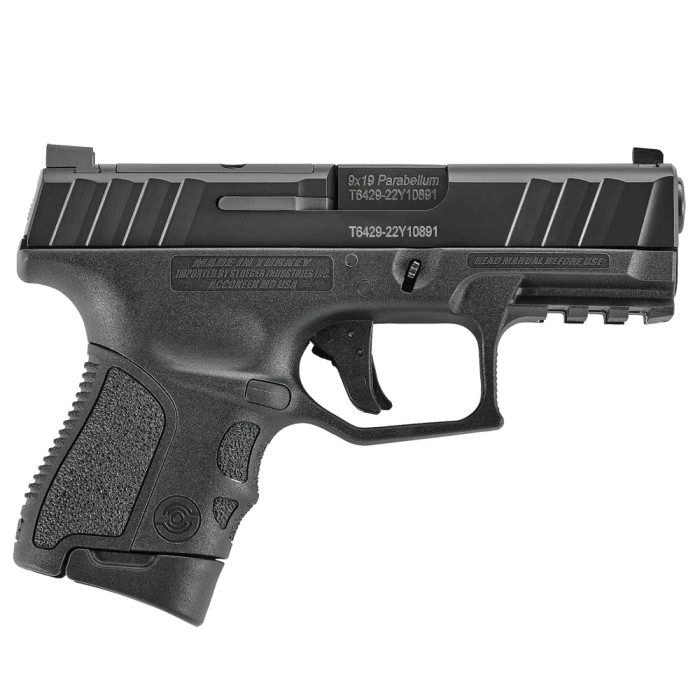 Stoeger STR-9SC 9mm Optic Ready Black Sub-Compact Pistol w/(2) 10rd Mags 31793